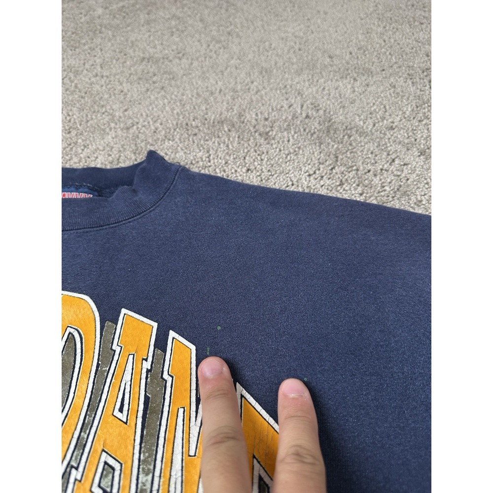 Vintage Mens Sweatshirt 90s Notre Dame Fightin‎ Irish, Streetwear Y2K, Size XL - Picture 8 of 9